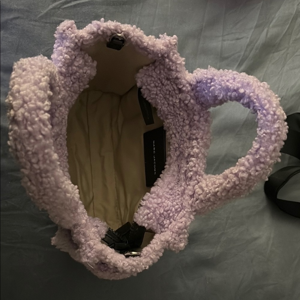 Marc Jacobs Purple Plush Tote Bag - Picture 2 of 7